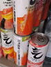 元氣森林【鋁罐禮盒裝】京東專供 維C橙味+白桃味氣泡水 330ml*18（12+6） 曬單實拍圖