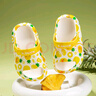 B.Duck小黃鴨童鞋兒童花園鞋夏季露趾涼拖鞋男女童寶寶洞洞鞋5978黃色28 曬單實(shí)拍圖