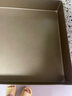 三能SN11583金色不沾正方形烤盤(pán)家用古早金盤(pán)28x28蛋糕卷烘焙模具 曬單實(shí)拍圖