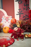 G.DUCKKIDS小黃鴨周歲禮服男寶寶抓周衣服女漢服百日宴百天滿月嬰兒套裝夏季 紅色+香囊 90 建議1~2歲【 80-90cm】cm 曬單實拍圖