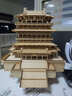 樂高難度鸛雀樓榫卯積木實(shí)木質(zhì)古建筑模型拼裝玩具教師節(jié)禮物生日 鸛雀樓-中國古建筑【完全版837片】 曬單實(shí)拍圖