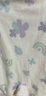 戴維貝拉（DAVE＆BELLA）初生嬰兒搖粒絨連體衣0-3個(gè)月寶寶爬服秋季新款小童包屁衣新生兒 紫色花園【DB3243402】 90cm （建議身高80-90cm） 曬單實(shí)拍圖