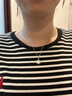 六桂福珠寶七夕禮物PT950鉑金項鏈 星光素鏈 白金項鏈女 PT0300046 1.2g 曬單實拍圖