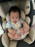 貝倍適（BAYBETSS）兒童安全座椅汽車用0-4-12歲寶寶360度旋轉(zhuǎn)嬰兒車載坐椅ISOFIX 米灰色【遮陽棚+上拉帶+側(cè)保護(hù)】 曬單實拍圖