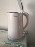 美的（Midea）電熱水壺0涂層燒水壺母嬰級(jí)316L不銹鋼內(nèi)膽 1500W快速加熱 自動(dòng)斷電1.7升容量MK-HJ1705-PRO 曬單實(shí)拍圖