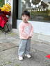 G.DUCKKIDS兒童裝女童褲子秋季小花衛褲韓版休閑褲寶寶春秋裝運動(dòng)長(cháng)褲洋氣潮 熱售灰色 120 身高110-120cm年齡6-7歲 曬單實(shí)拍圖