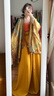 謎阿凰【真絲織金蓮花藻井】唐褙子半臂桑蠶絲新中式漢服上衣女夏 真絲織金蓮花藻井背子(均碼)（15天） S 曬單實(shí)拍圖