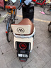 愛瑪電動摩托車輝騰72V32AH長續(xù)航130KM高顏值外賣家用舒適出行智能電動車 茶白 曬單實拍圖