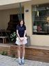 BAPE EDCV德訓(xùn)鞋三條杠莆田爆款小白鞋男女鞋運(yùn)動(dòng)鞋美式復(fù)古阿甘鞋情侶板鞋 KT貓聯(lián)名-三杠絨面過檢版 39 曬單實(shí)拍圖