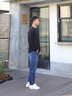 九牧王（JOEONE）【汽感棉】空氣牛仔褲lite男士25秋季新款0束縛舒彈透汽褲子 合體版+牛仔藍+TP5EX51013 33 碼 175/84A(2.55)尺85cm 曬單實(shí)拍圖