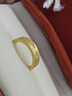 周生生七夕黃金戒指活口 大明咒 足金婚嫁可作對(duì)戒90212R計(jì)價(jià)4.6克 曬單實(shí)拍圖