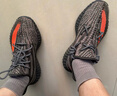 阿迪達(dá)斯Yeezy350夏日透氣椰子男女休閑鞋HQ7045 41 曬單實(shí)拍圖