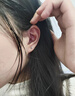 兩世歡999純銀養耳洞耳釘女日常通勤百搭睡覺(jué)免摘足銀耳環(huán)2025新款爆款 【999足銀】光面蝴蝶耳釘一對 曬單實(shí)拍圖