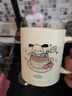 加厚家用水杯防燙帶把茶杯卡通圖案耐高溫陶瓷咖啡杯 圖案隨機 曬單實(shí)拍圖