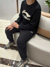 LI-NING KIDS李寧兒童運(yùn)動套裝男童女大童春秋新款衛(wèi)衣衛(wèi)褲兩件套青少年童裝 套裝1 150 曬單實(shí)拍圖