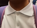 羅蒙男童短袖polo衫校園服飾春夏新款T恤女童班服 白色短袖POLO衫 170 曬單實(shí)拍圖