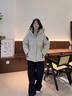 波司登25新款羽絨服女短款90絨冰雪運動(dòng)時(shí)尚冬季連帽保暖外套B250246806 焙茶色7E40 XS 155/80A 體重約100斤以?xún)?曬單實(shí)拍圖