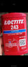 樂泰/loctite 243 螺絲膠 螺紋鎖固膠劑 NSF認(rèn)證中等強(qiáng)度通用型密封單組分厭氧膠水 藍(lán)色 50ml/1支 曬單實(shí)拍圖
