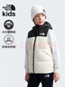 THE NORTH FACE北面童裝兒童羽絨馬甲冬季保暖24秋冬新品||89XR ROU/米白色 XL  曬單實(shí)拍圖