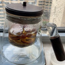 宣室堂泡茶壺家用茶壺新款飄逸杯耐熱玻璃內(nèi)膽泡茶杯一鍵茶水分離杯茶具 【透明款】飄逸壺650毫升650ml 曬單實拍圖