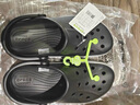 crocs卡駱馳洞洞鞋貝雅卡駱班輕便耐磨一腳蹬休閑鞋|205089 黑色/白色-066 41 /42(260mm) 曬單實(shí)拍圖