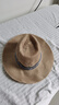 京識男士草帽涼帽帽子男女透氣遮陽(yáng)帽太陽(yáng)帽草編涼帽中老年曬帽夏季 【卡其色】中老年遮陽(yáng)帽 頭圍 (54-56cm) 曬單實(shí)拍圖