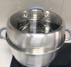 美廚（maxcook）316L不銹鋼蒸鍋三層36cm 大容量蒸煮湯鍋燃?xì)庠铍姶艩t通用MCZ074 曬單實(shí)拍圖