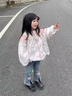 G.DUCKKIDS小黃鴨童裝女童外套春秋款可愛兒童夾克衫女寶寶連帽春裝風(fēng)衣外套 米色 110 (建議身高100cm 4-5歲)cm 曬單實(shí)拍圖