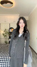 革曼孕婦裝套裝秋季2025新款時(shí)尚寬松顯瘦純棉孕婦連衣裙慵懶風(fēng)春秋款 灰色套裝 XL 曬單實(shí)拍圖