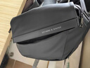 日本斜挎包男騎行機能工裝差包潮牌胸包男士通勤潮流單肩包 【磁吸款】子夜黑 曬單實(shí)拍圖