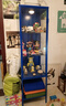 宜家（IKEA）RUDSTA魯?shù)滤顾?chǔ)物柜客廳展示柜玻璃柜手辦墻角收納柜 藍(lán)色42x37x155cm 曬單實(shí)拍圖