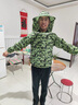 掰玉米防刮臉衣服專(zhuān)用防護服掰玉米丫神器農村甘蔗地防護服下地干活收玉米遮陽(yáng)帽透氣防曬護臉?lè )牢孟x(chóng)蜜蜂衣服 【小花色】加厚防護服+網(wǎng)紗帽 曬單實(shí)拍圖
