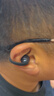韶音（SHOKZ）OpenDots ONE動(dòng)鈦圈開(kāi)放式藍牙耳機耳夾式耳機藍牙跑步運動(dòng)無(wú)線(xiàn)E310 黑色 曬單實(shí)拍圖