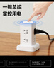 得力（deli）立式插座 插排/排插/插線板/接線板/拖線板 總控12位+2USB+2TYPE-C全長1.8米 過載保護(hù) LU5054 曬單實拍圖