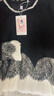 歐絲婕（OUSIJIE）大碼女裝胖mm新款假兩件蕾絲拼接上衣半裙褲子兩件時(shí)尚休閑套裝女 褲子套裝 3XL 【145-160斤】 曬單實(shí)拍圖