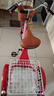 飛鴿 FG FLYING PIGEON飛鴿三輪車?yán)先诵⌒托蓍e家用買菜人力自行腳踏車?yán)夏昴_蹬代步車 16寸小筐款紅色+雙抱閘 曬單實(shí)拍圖