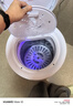 奧克斯（AUX）脫水機家用大容量不銹鋼甩干機甩干桶 小型宿舍公寓出租房單脫水甩干迷你脫水桶大家電器 10斤鋼桶款【不銹鋼桶一鍵啟動(dòng)平穩運作干至九成】 曬單實(shí)拍圖
