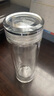 水宜生玻璃杯雙層水杯男泡茶高檔商務(wù)弱堿養生辦公水晶杯透明防燙微保溫 【380ml】禮盒裝 曬單實(shí)拍圖
