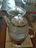 益茶福全自動(dòng)上水電熱水壺底部上水嵌入式茶臺(tái)功夫茶燒水壺飲水燒水一體機(jī)抽水玻璃煮茶壺保溫泡茶壺 SQ-008金色玻璃套裝 1L 曬單實(shí)拍圖