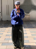 Polar Skate Co Track Jacket 復(fù)古運(yùn)動(dòng)休閑情侶夾克防風(fēng)外套男女 藍(lán)紅 M 曬單實(shí)拍圖