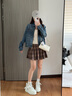 MIO【李宇春同款】米奧休閑板鞋2025秋新款厚底增高5.5cm小白鞋女 白色 36 (230mm) 曬單實(shí)拍圖