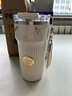 百事（PEPSI）可樂(lè)保溫杯咖啡杯316L不銹鋼水杯高顏值便攜車(chē)載杯子米白620ML 曬單實(shí)拍圖