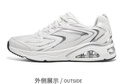 Skechers斯凱奇男鞋秋冬新款時(shí)尚百搭休閑鞋輕質(zhì)透氣緩震耐磨氣墊鞋183075 白色/183075-WHT 42.5 曬單實(shí)拍圖