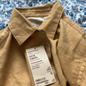 無印良品（MUJI） 女式法蘭絨襯衫領(lǐng)長袖襯衫女士襯衣內(nèi)搭上衣純棉秋季新品女裝 暗黃色 S （155/80A） 曬單實拍圖