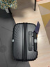 新秀麗（Samsonite）行李箱20英寸拉桿箱時尚豎條紋旅行箱包黑色GU9密碼登機箱 曬單實拍圖