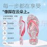 李寧（LI-NING）水上運動拖鞋人字拖女夏季外穿夾腳防滑時尚涼拖鞋海邊沙灘鞋拖鞋 曬單實拍圖