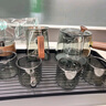 功夫茶具套裝煙灰側把茶壺玻璃高檔整套泡茶器燒水壺茶盤(pán)煮茶家用 壺+公杯+茶漏+主人杯+6把杯+杯架+茶盤(pán) 曬單實(shí)拍圖