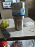 拜杰304不銹鋼冰霸杯杯子保冰杯大容量水杯咖啡杯900ML帶吸管+吸管刷 曬單實拍圖