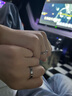 丹尼爾惠靈頓（DanielWellington）dw戒指  男女同款情侶銀色對戒七夕情人節禮物送女友52號+58號 曬單實(shí)拍圖