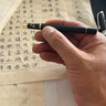 洽苒【德國(guó)品牌】手工打磨彎尖美工鋼筆學(xué)生書法練字專用硬筆書法筆男士商務(wù)自帶筆鋒的筆 曜石黑+2筆尖+50只墨囊+墨水一瓶 暗尖 0.7mm小美工彎尖【書法練字】 曬單實(shí)拍圖